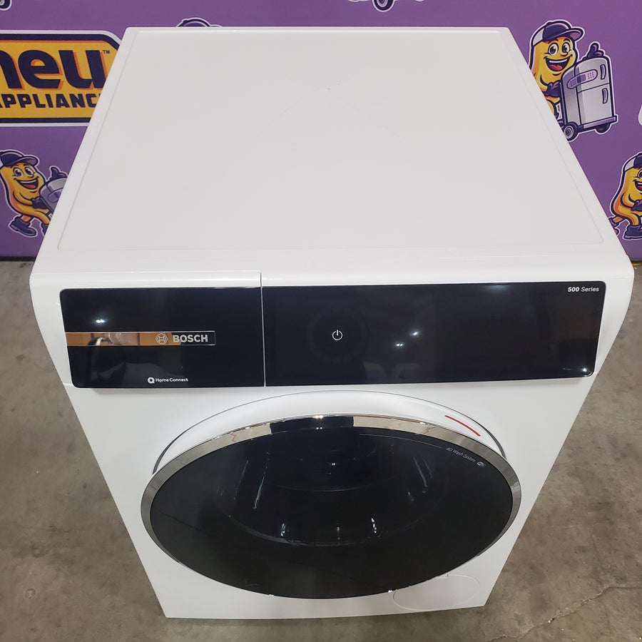 Bosch 500 Series 24 in. 240V 2.4 cu. ft. Stackable Front Load Compact Washer in White WGB24600UC - Scratch & Dent (Minor)
