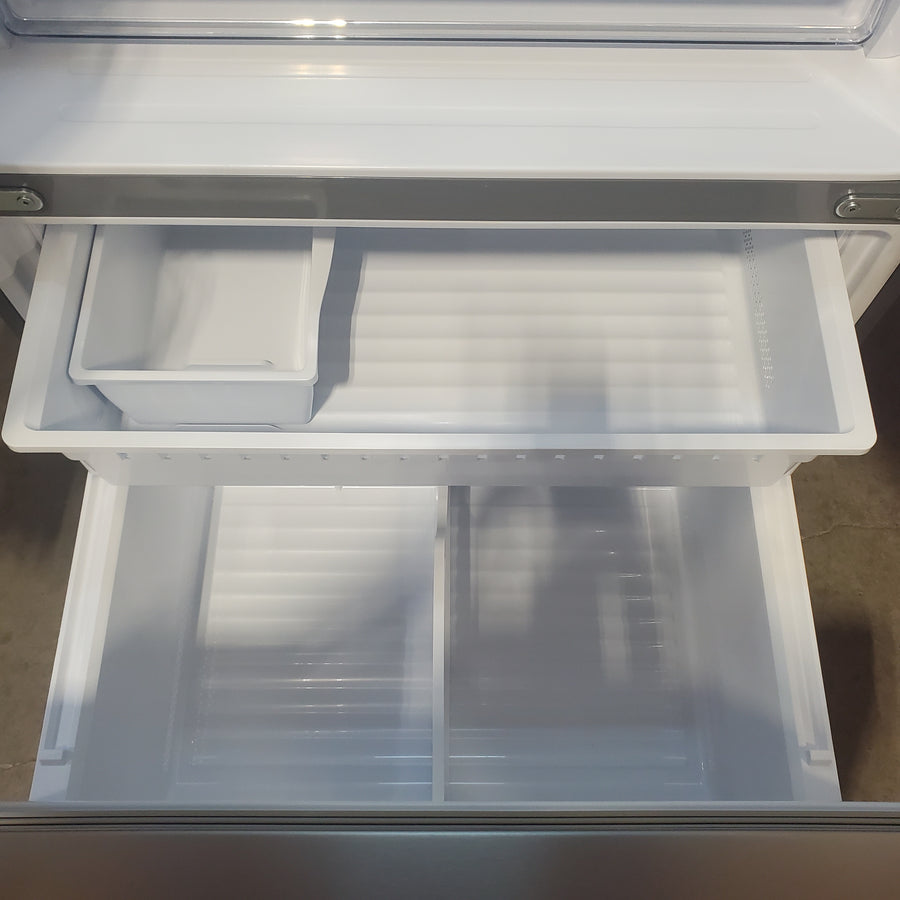 Hisense 26.6 cu. ft. French Door Refrigerator in Fingerprint Resistant Stainless Steel HRF266N6CSE1 - Scratch & Dent (Minor)
