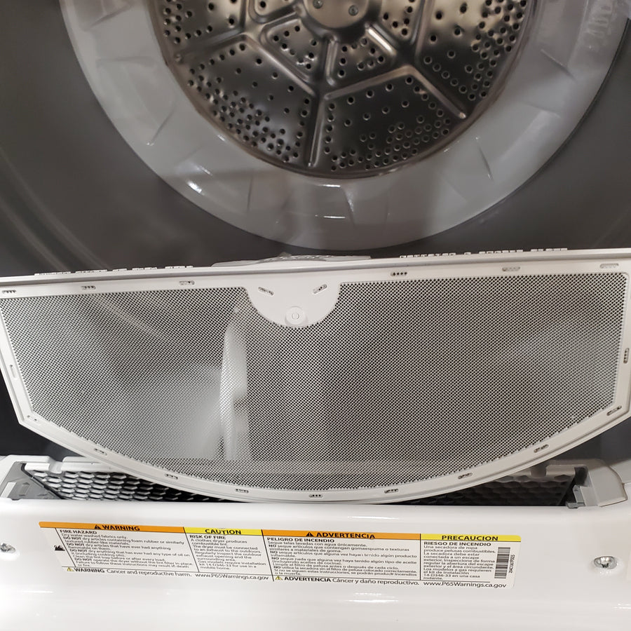 GE White Electric 7.2 Cu. Ft. Dryer with Aluminized Alloy Drum GTD42EASJWW - Certified Refurbished