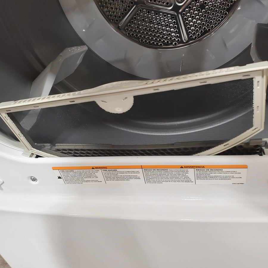 GE® 7.2 cu. ft. Capacity Aluminized Alloy Drum Electric Dryer GTD33EASKWW - Certified Refurbished