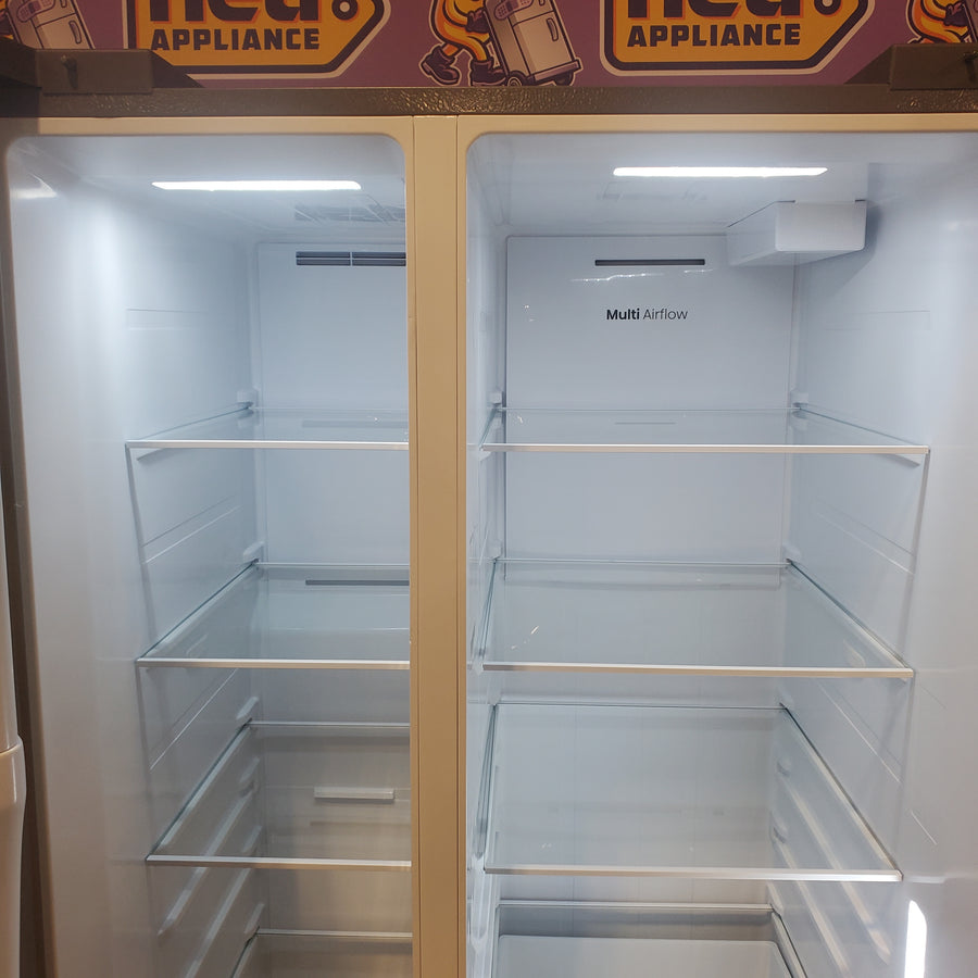 Hisense 29.1 cu. ft. Standard Depth Side by Side Refrigerator Stainless Steel HRS290P5FSE - Open Box