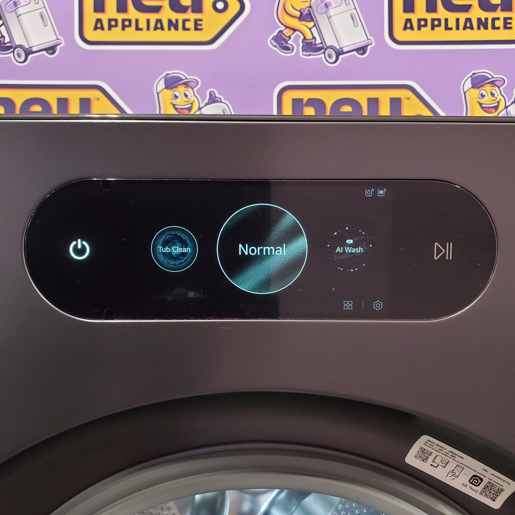 LG SIGNATURE 5.8 cu. ft. Smart Front Load Washer with ezDispense® and Touch LCD Control 22321465 - WM9901HBA - Scratch & Dent (Moderate)