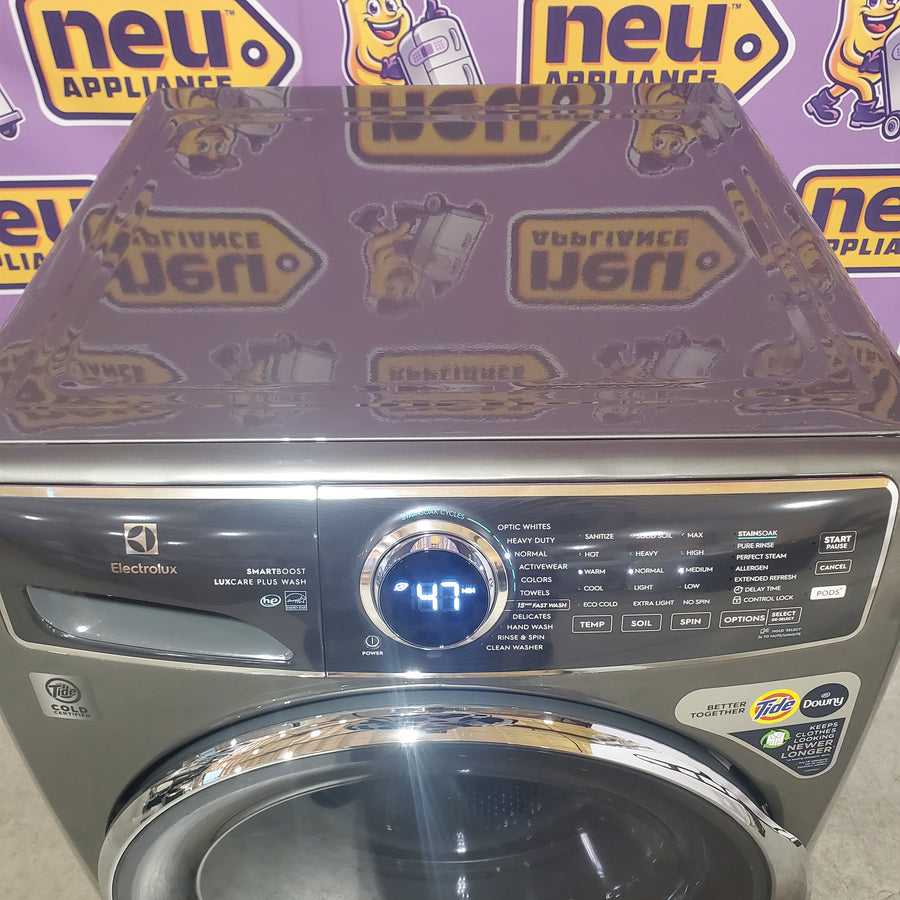 Electrolux Titanium Front Load 600 Series 4.5 Cu. Ft. Washer with Smartboost and Hand Wash Cycle ELFW7637AT - Scratch & Dent (Minor)