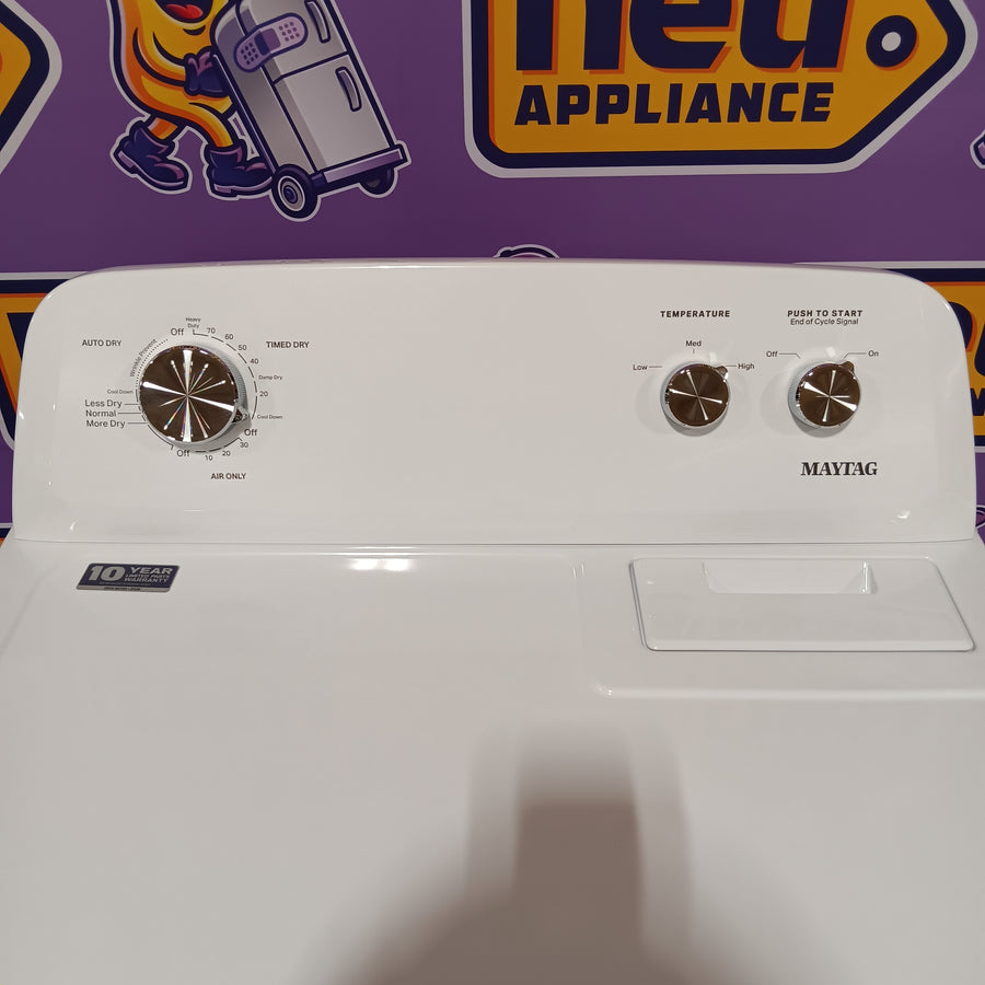 Maytag Top Load Style Electric Wrinkle Prevent 7.0 cu. ft. Dryer with Auto Dry 22421768 - MED4005SW - Open Box
