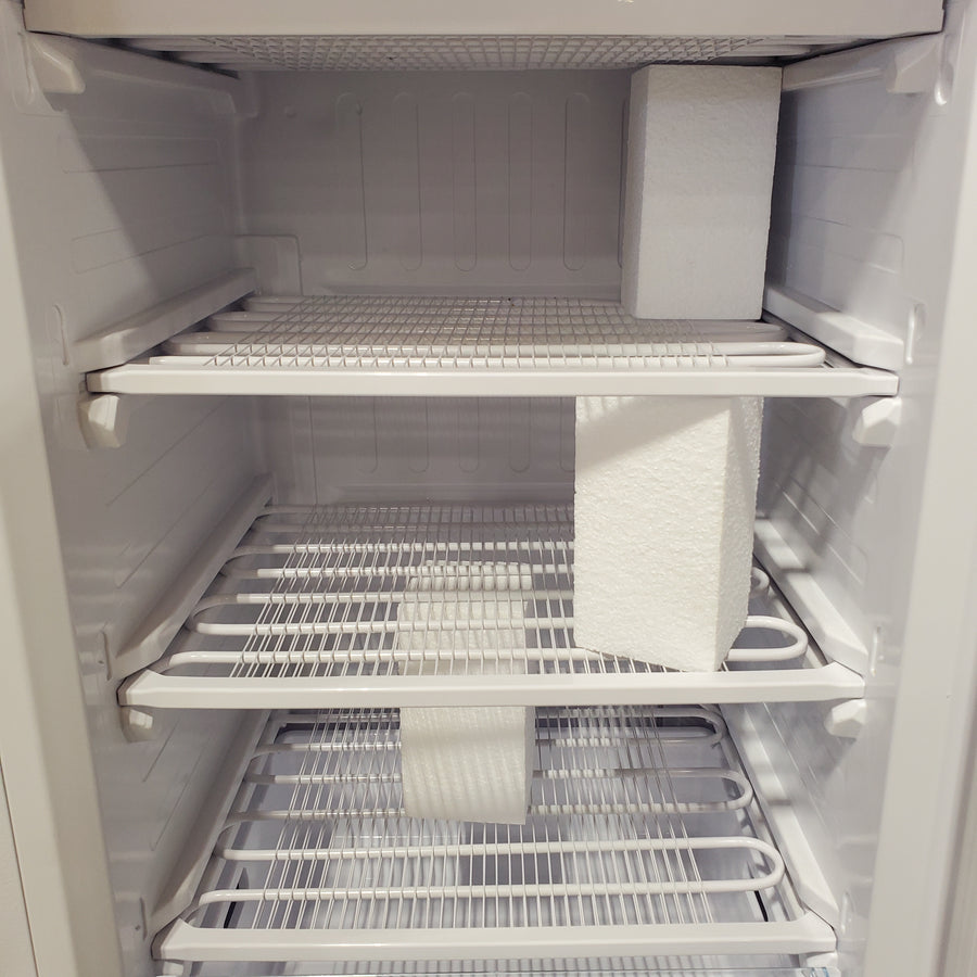 Hamilton Beach 11 Cu Ft Upright Freezer in White HBFRF0011 - Scratch & Dent (Minor)