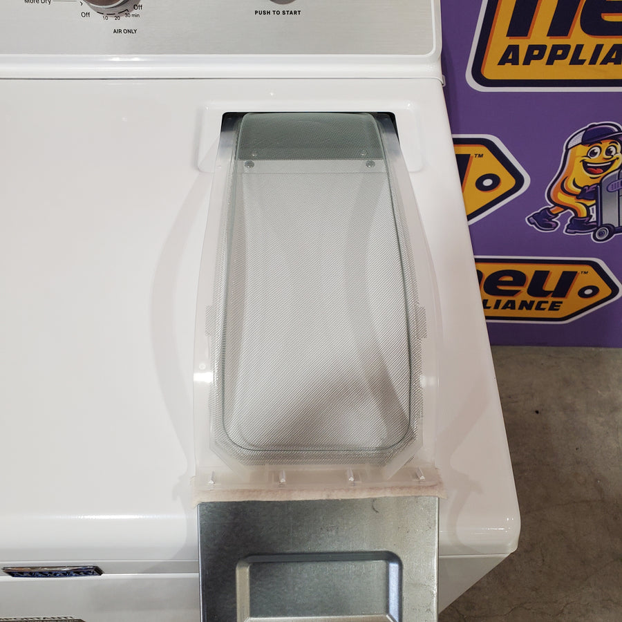 MayTag 7.0 cu. ft. Top Load Electric Wrinkle Prevent Dryer MED4500MW - Scratch & Dent (Minor)