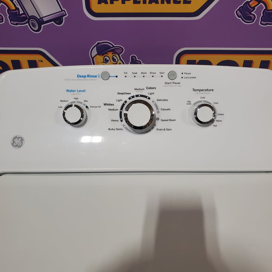 GE® 4.2 cu. ft. Capacity Washer with Stainless Steel Basket GTW335ASNWW - Certified Refurbished