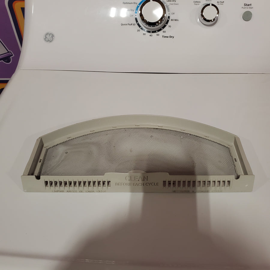 GE White Top Load 4.2 Cu. Ft. Washer with Stainless Steel Basket and Dual Action Agitator GTW460ASJWW - Certified Refurbished and GE 7.2 cu. ft. Capacity Aluminized Alloy Drum Electric Dryer GTD33EASKWW - Certified Refurbished