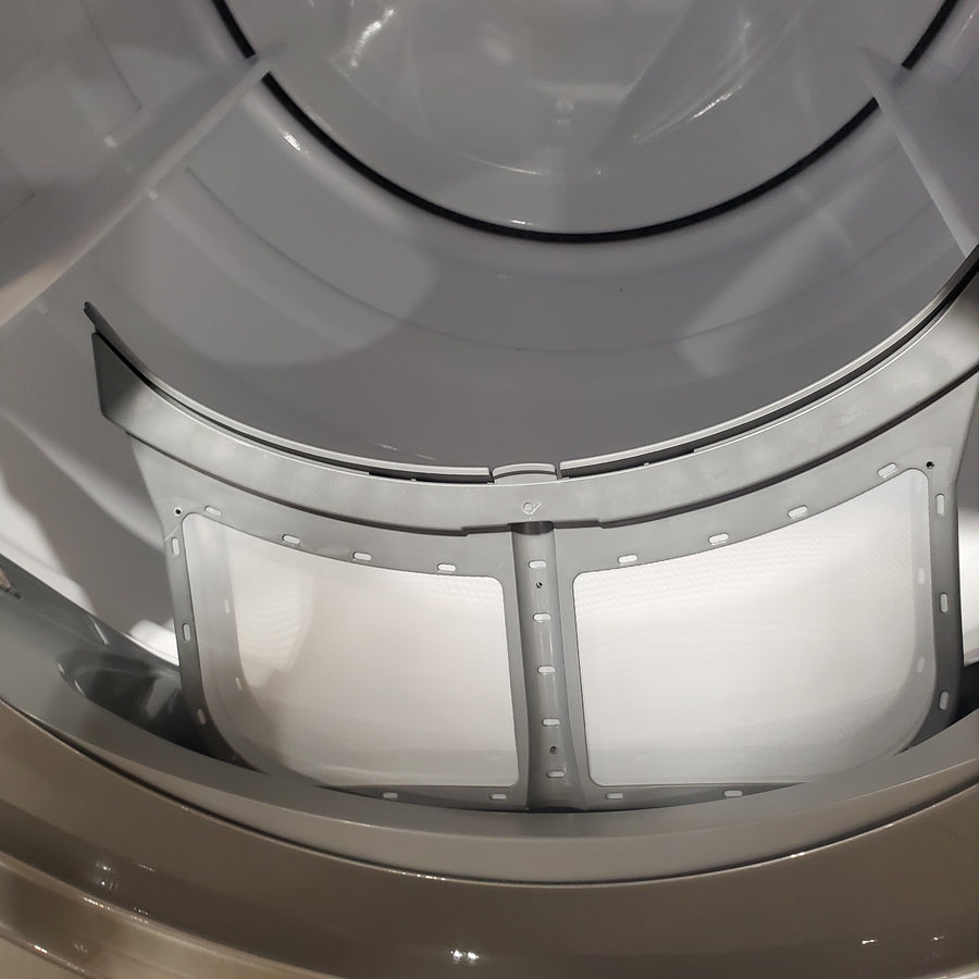 Electrolux 8-cu ft Stackable Vented Electric Dryer with Steam Cycle in Titanium ELFE7437AT - Scratch & Dent (Minor)