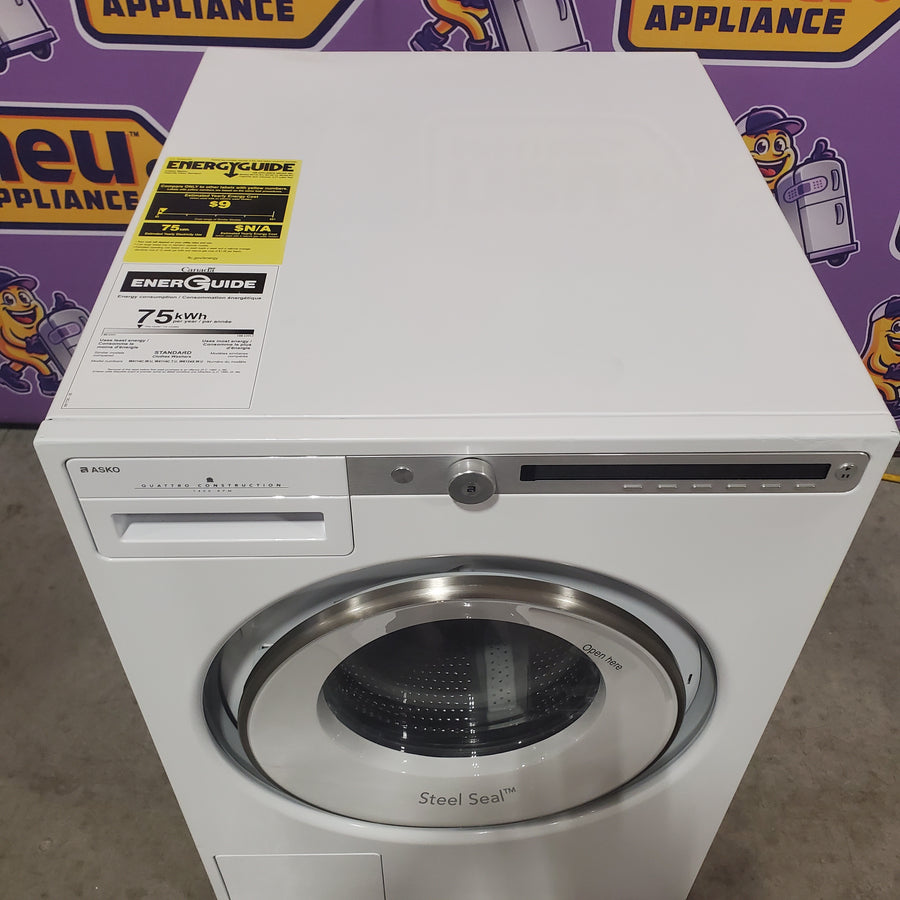 Asko Steel Seal™ Washing Machine in White W4114CW - Scratch & Dent (Minor)