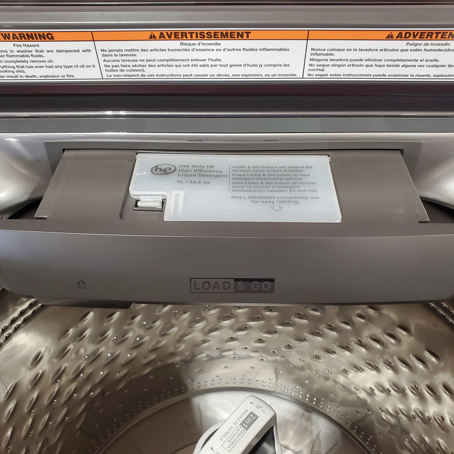 Whirlpool Top Load 5.2 Cu. Ft. Washer with Removable Agitator WTW8127LC - Open Box and Whirlpool Electric 7.4 Cu. Ft. Dryer with Moisture Sensor 16276 - WED8127LC - Open Box