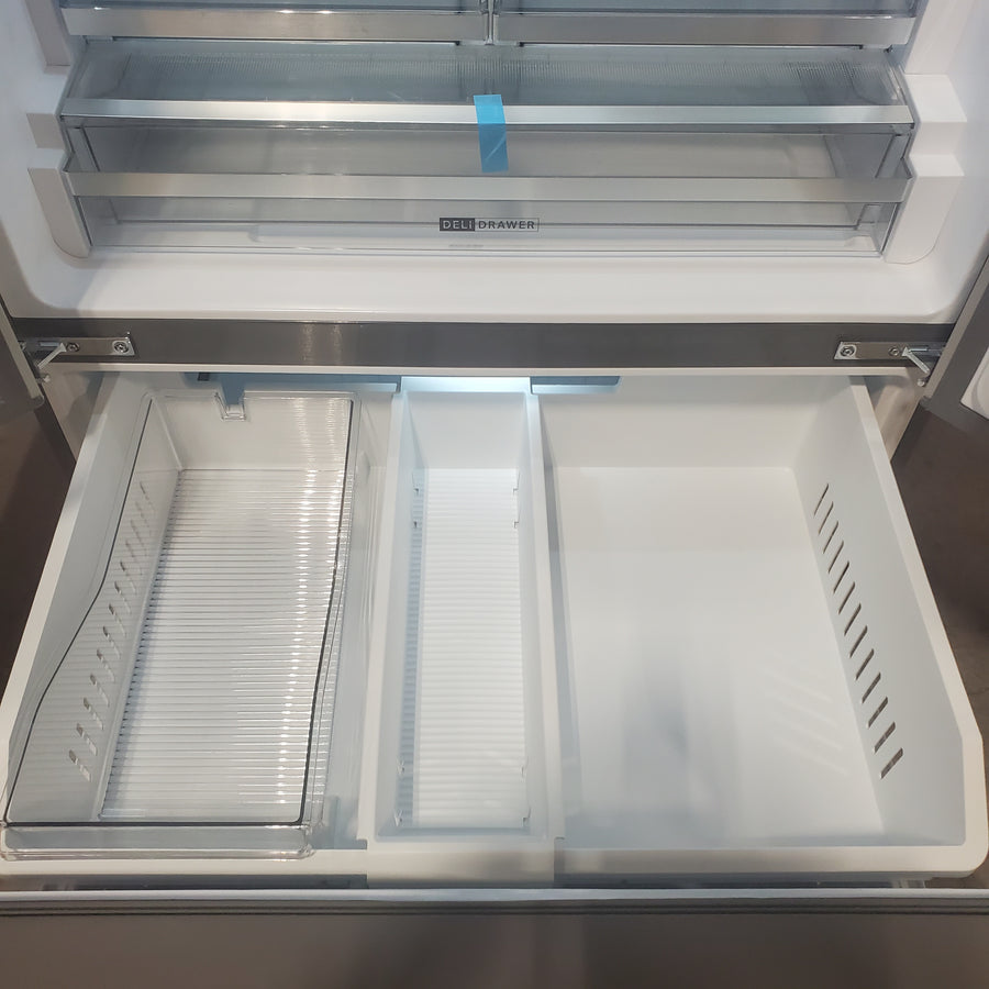 Whirlpool French Door 31 Cu. Ft. Refrigerator with Total Coverage Cooling in Fingerprint Resistant Stainless Steel WRFF3136SZ - Scratch & Dent (Minor)