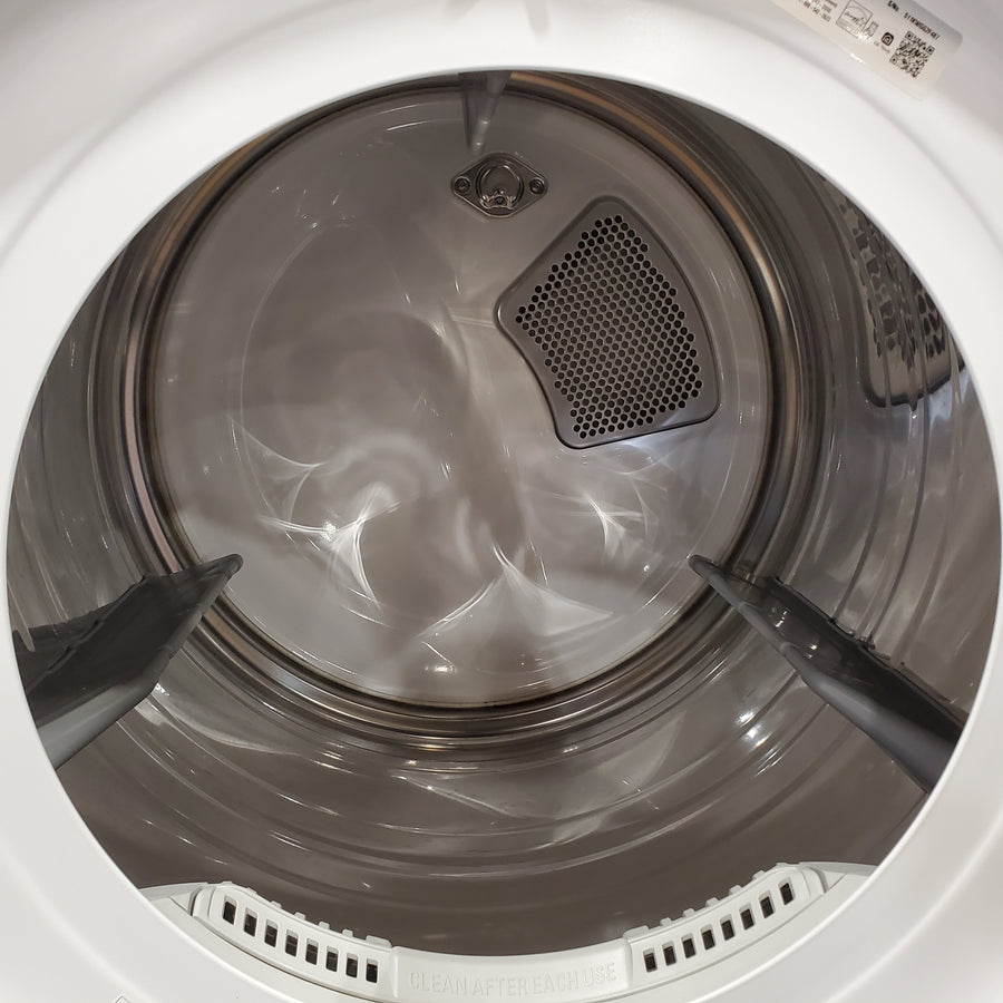 LG 7.4 cu. ft. Smart Front Load Electric Dryer with AI Sensor Dry & TurboSteam™ Technology DLEX6500W  - Open Box