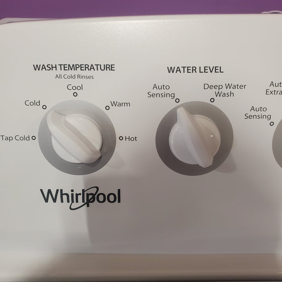 Whirlpool White Top Load 3.8 Cu. Ft. Washer with Late Lid Lock WTW4655JW2 - Certified Refurbished