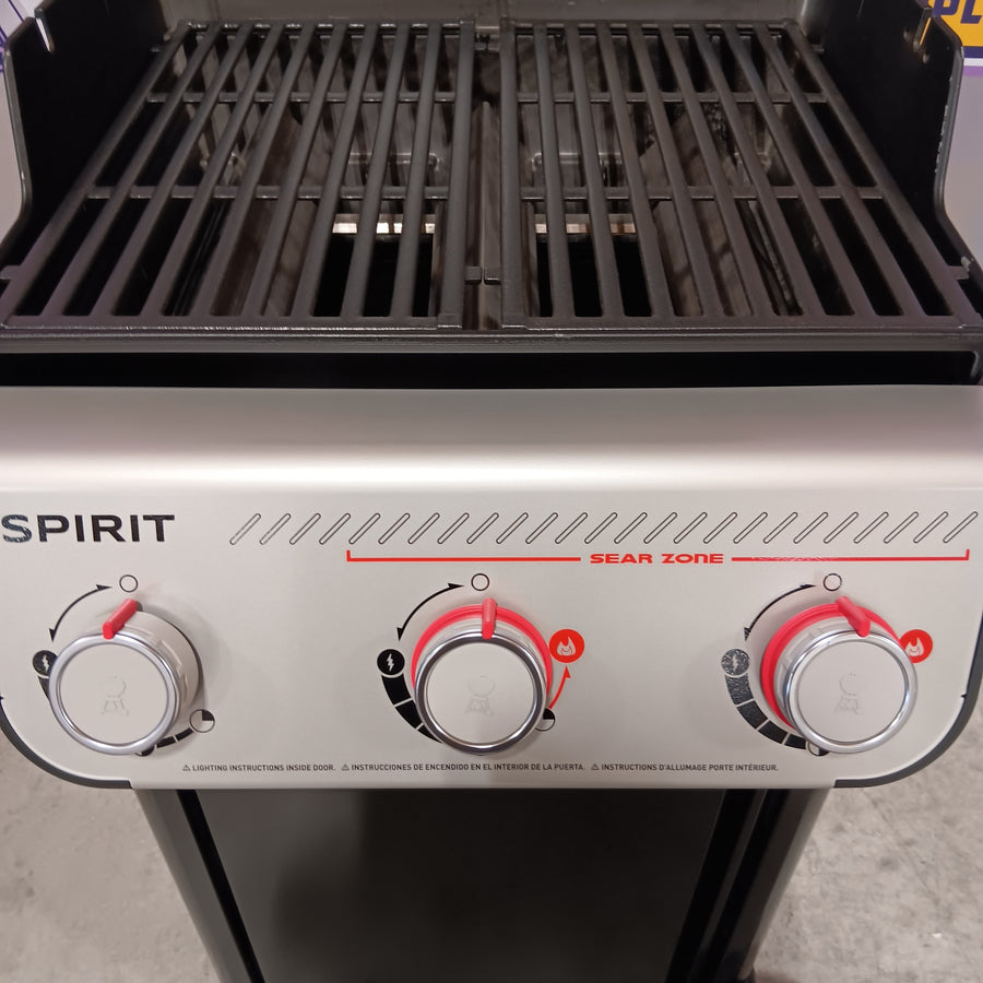 Weber Spirit E-325 3-Burner Propane Gas Grill in Black with Powerful Boost Burners 22521696 - E-325 - Certified Refurbished