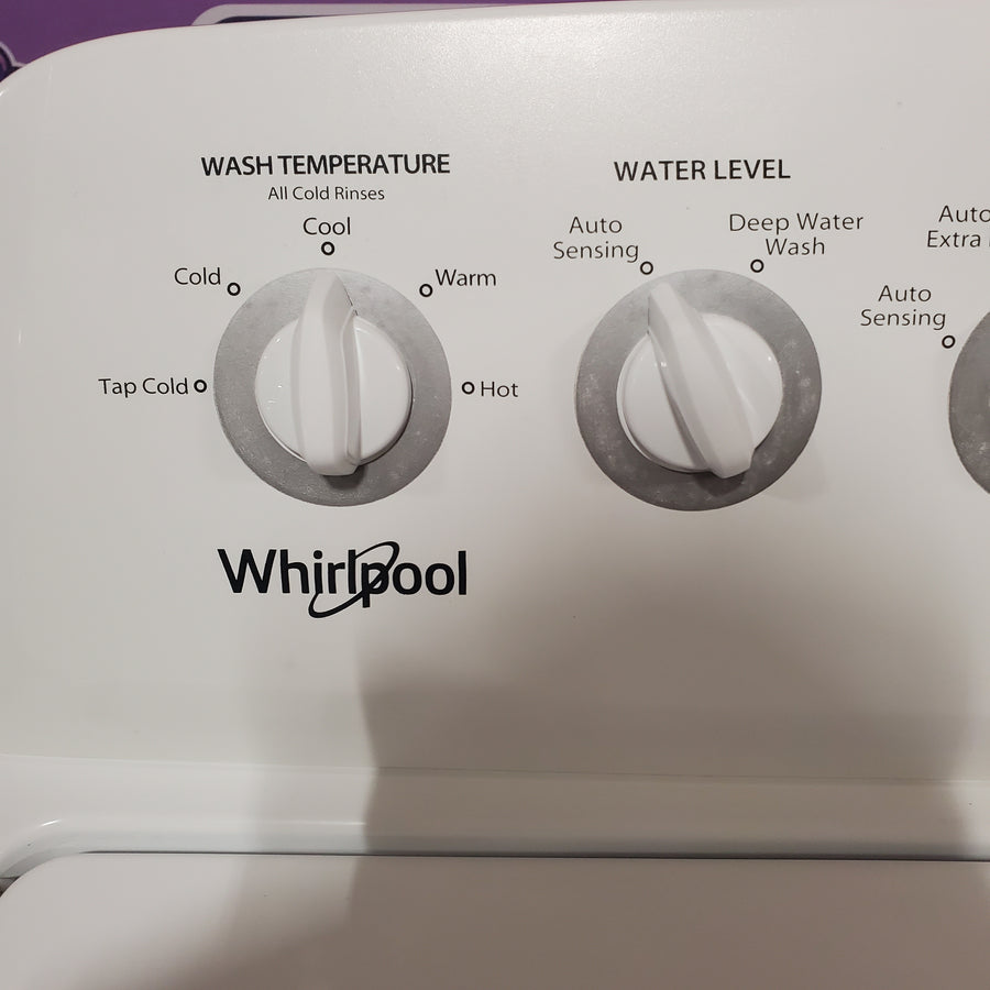 Whirlpool White Top Load 3.8 Cu. Ft. Washer with Late Lid Lock WTW4655JW2 - Certified Refurbished
