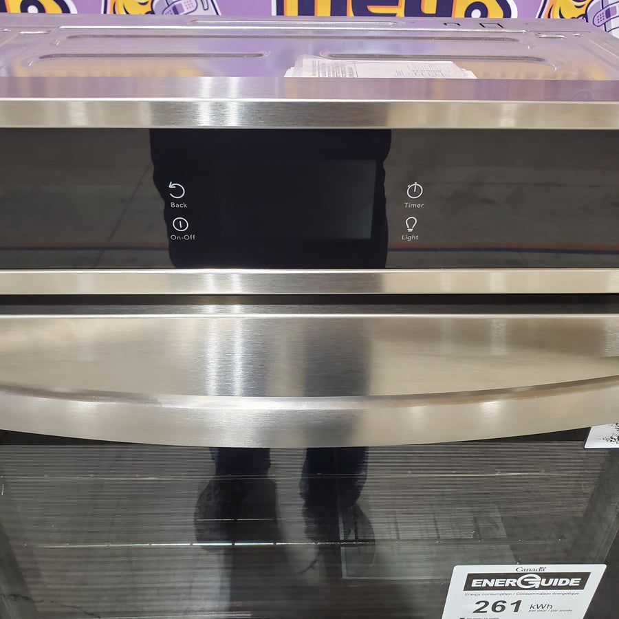 Frigidaire Stainless Steel Electric 30 Inch Single Wall Oven with Fan Convection FCWS3027AS - Open Box