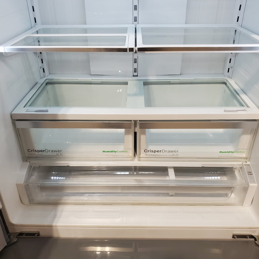 Bosch 800 Series 36 in. 20.7 cu. ft. French Door Refrigerator in Stainless Steel, Counter Depth B21CT80SNS - Certified Refurbished
