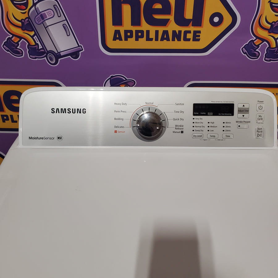 Samsung 7.2-cu ft Electric Dryer in White DV400EWHDWR - Certified Refurbished