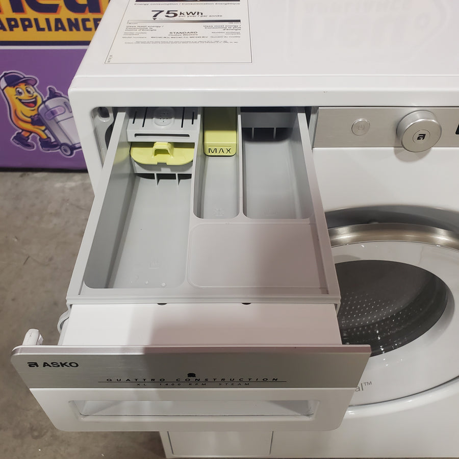 Asko Steel Seal™ Washing Machine in White W4114C.W - Open Box