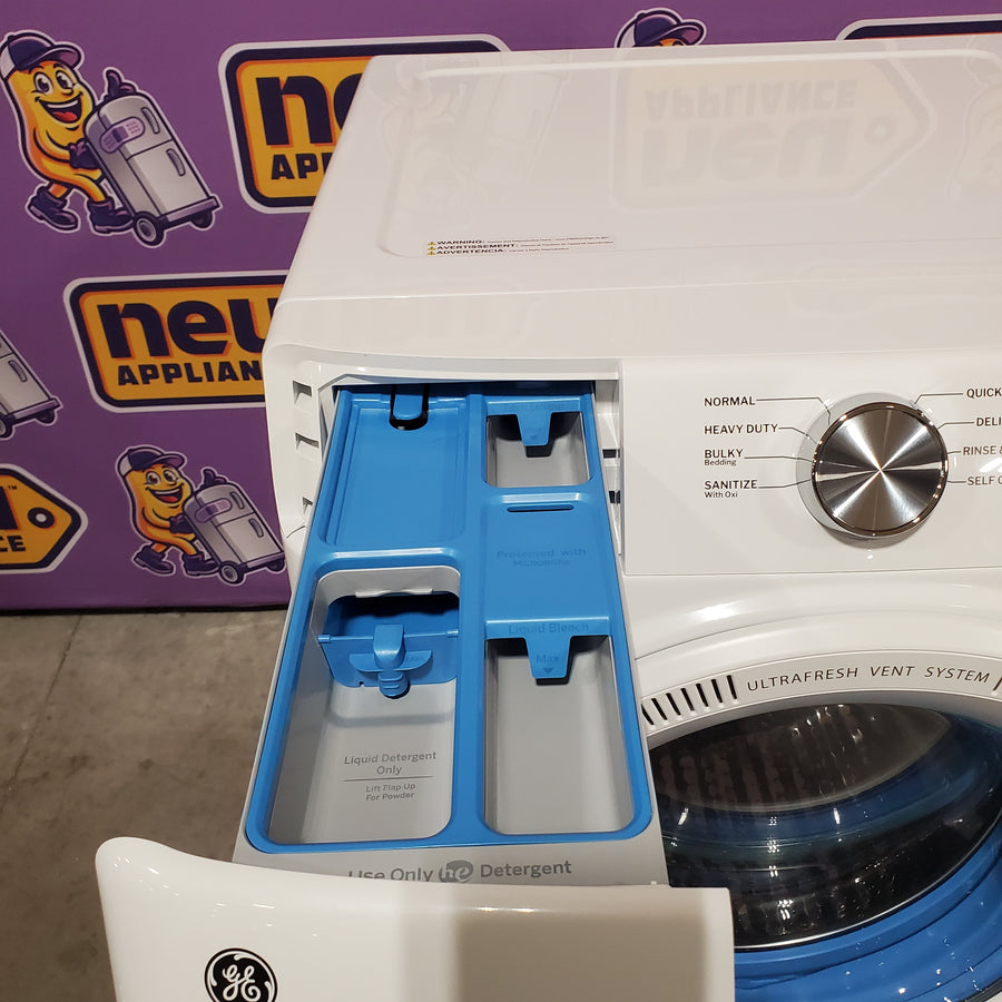GE® ENERGY STAR® 4.6 cu. ft. Capacity Smart Front Load Washer with UltraFresh Vent System with OdorBlock™ GFW350SSYWW - Open Box
