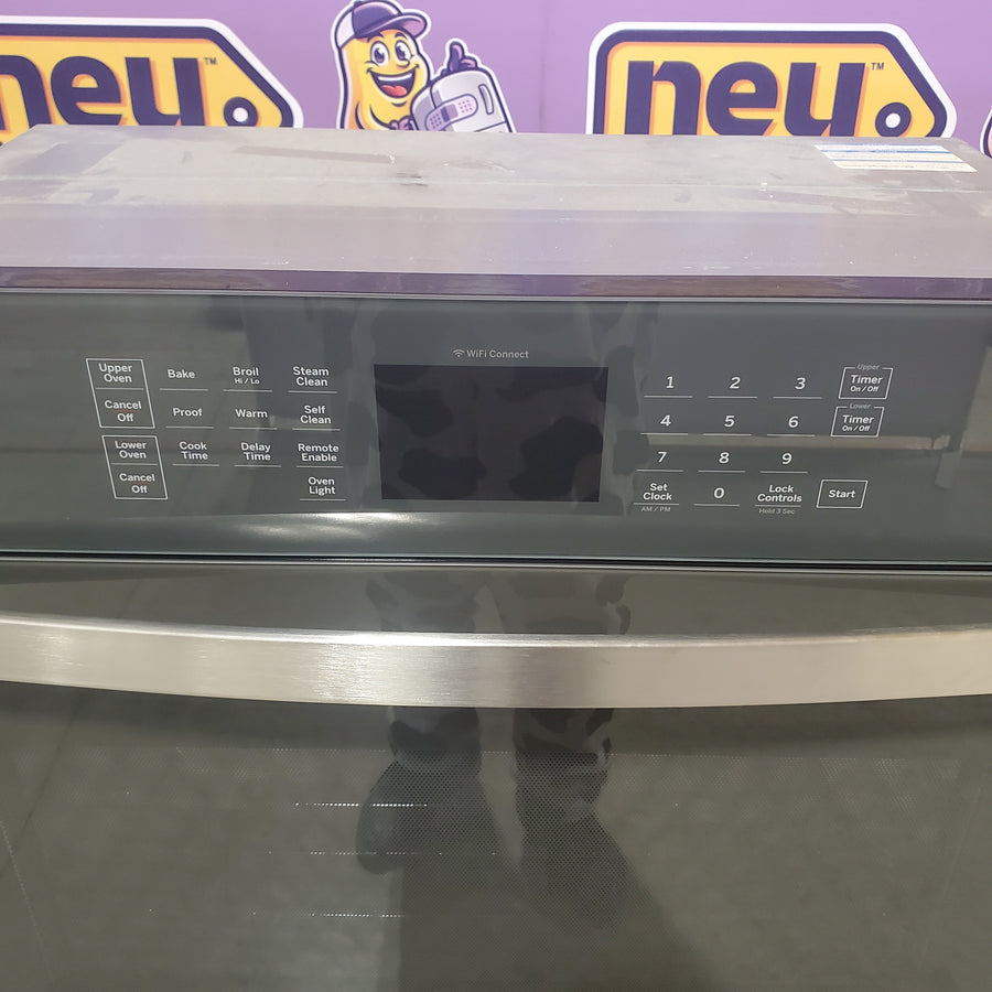 GE 30 in. Smart Double Electric Wall Oven with Self Clean in Stainless Steel JTD3000SNSS - Scratch & Dent (Minor)