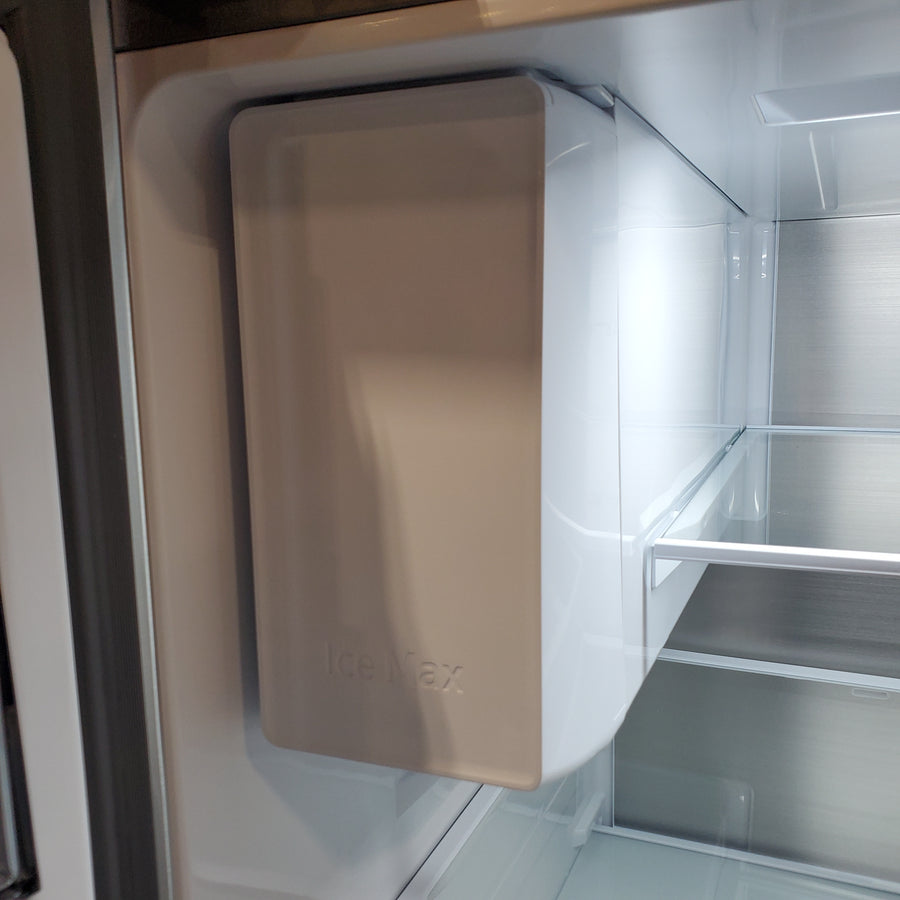 Samsung 36 in. 29 cu. ft. Standard Depth 3-Door French Door Refrigerator in Stainless Steel w/Zero Clearance and Dual Ice Maker RF70H30GER - Scratch & Dent (Minor)