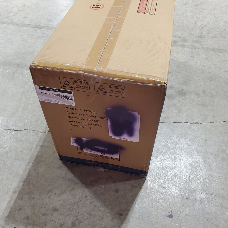 VIKIO 36 inch Ducted 480-CFM Stainless Steel Insert Under Cabinet Range Hood RB30-36 - New in Box