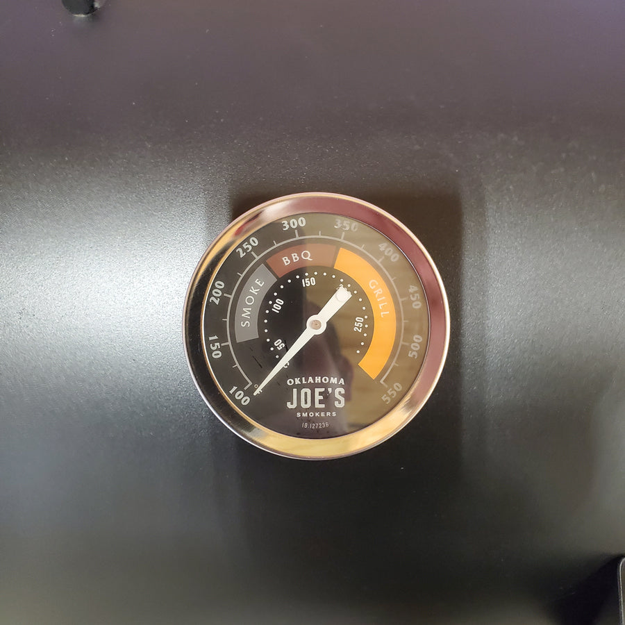 Oklahoma Joe's Highland 879-Sq. in Black Horizontal Charcoal Smoker 22521695 - 24203001 - Certified Refurbished
