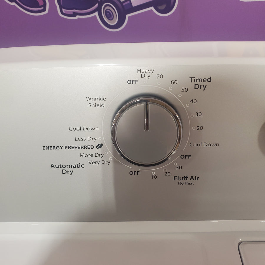 Whirlpool Top Load 3.5 Cu. Ft. Washer with Deep Water Wash Option WTW4816FW - Certified Refurbished and Whirlpool Vented 7.0 Cu. Ft. Electric Dryer WED4815EW - Scratch & Dent (Moderate)