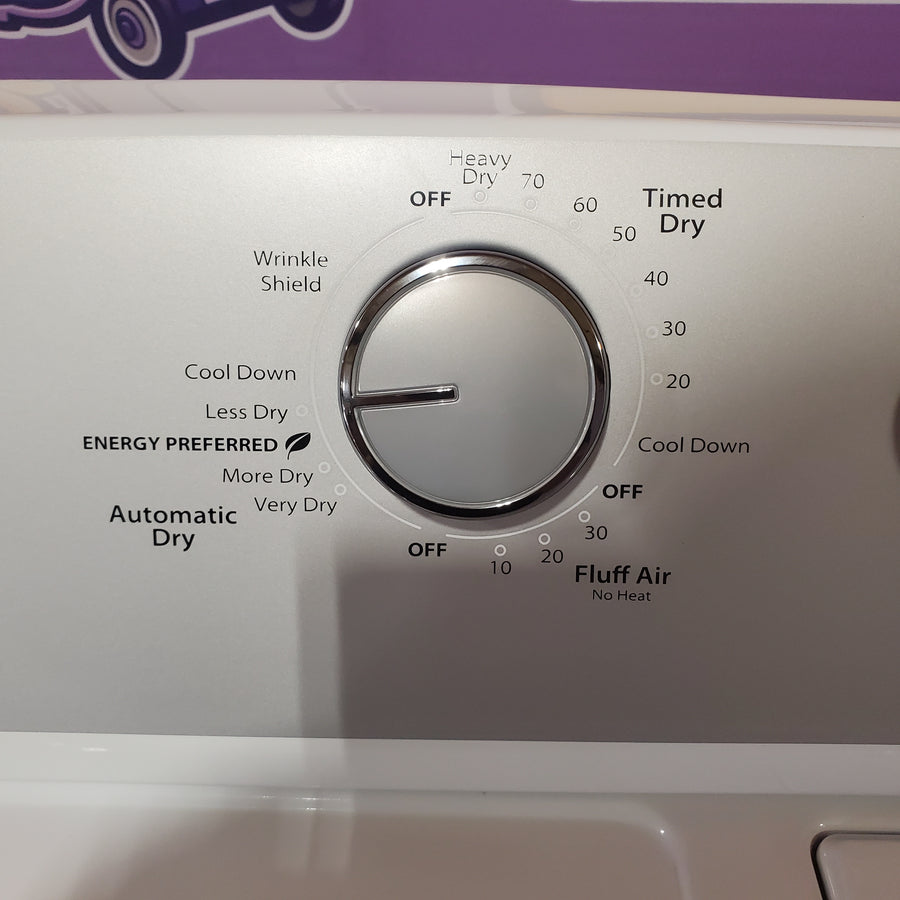 Whirlpool 3.8–3.9 Cu. Ft.  Top Load Washer with 2 in 1 Removable Agitator and Soil Level Selection WTW4957PW - Certified Refurbished and Whirlpool 7-cu ft Vented Electric Dryer WGD4815EW - Open Box