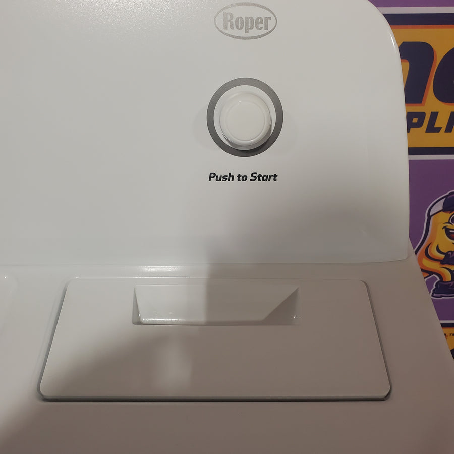 Roper 3.6 cu ft Agitator Top-Load Washer in White RTW4641BQ - Certified Refurbished and Amana 6.5 cu. ft. Electric Dryer with Automatic Cycles NED4600YQ - Certified Refurbished