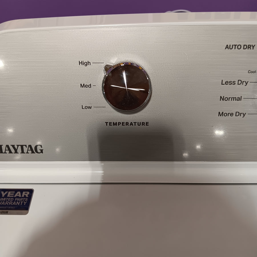 Maytag 4.5 cu. ft. Capacity Top Load Washer with Power™ Agitator and Deep Fill MVW4505MW - Scratch & Dent (Moderate) and Maytag 7.0 cu. ft. Capacity Top Load Electric Wrinkle Prevent Dryer 16286 - MED4500MW - Scratch & Dent (Minor)