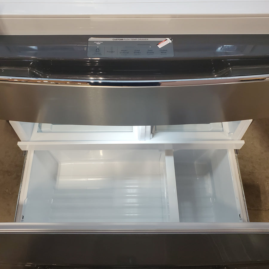 Frigidaire Gallery 22 Cu. Ft. 4-Door Counter-depth French Door Refrigerator with Ice Maker (Fingerprint Resistant Stainless Steel) ENERGY STAR GRMC2273CF - Scratch & Dent (Minor)