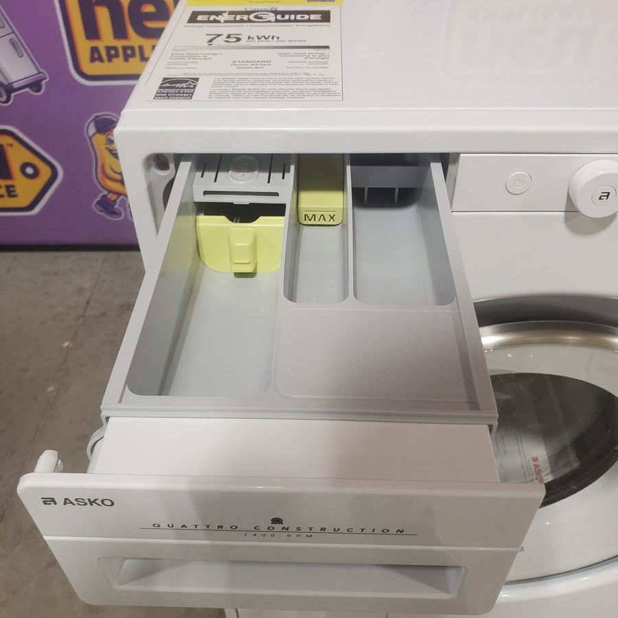 ASKO 24" Stackable Wide ASKO Premium Steel Seal Washing Machine with Quattro Construction and Active Drum W2084W - Scratch & Dent (Minor)