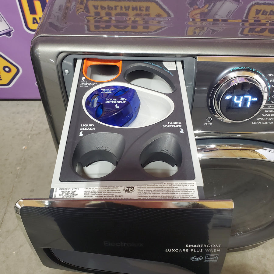 Electrolux Titanium Front Load 600 Series 4.5 Cu. Ft. Washer with Smartboost and Hand Wash Cycle ELFW7637AT - Scratch & Dent (Minor)