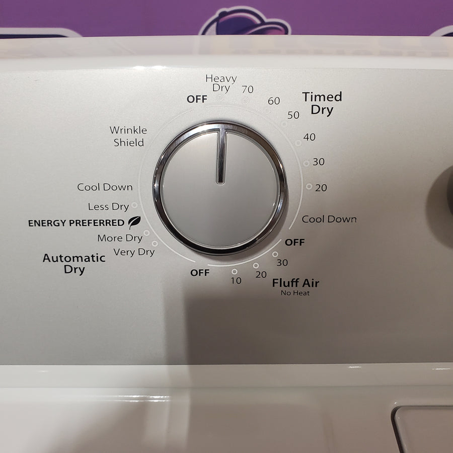 Whirlpool White Electric Extra Large 7.0 Cu. Ft. Dryer with Wrinkle Shield WED4815EW - Open Box