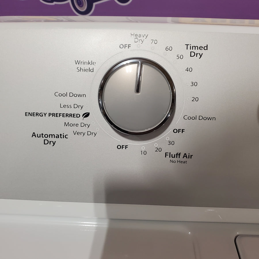 Whirlpool Top Load 3.5 Cu. Ft. Washer with Deep Water Wash Option WTW4816FW - Open Box and Whirlpool Vented 7.0 Cu. Ft. Electric Dryer WED4815EW - Scratch & Dent (Minor)