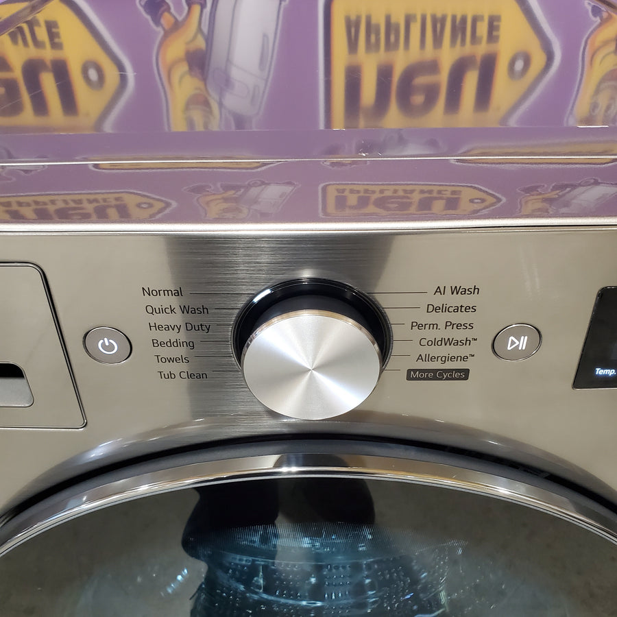 LG 5.0 cu. ft. Mega Capacity Smart Front Load Washer with TurboWash® 360°, AI Sensing and Hybrid Electronic Controls with LCD Display WM5800HVA - Scratch & Dent - Minor