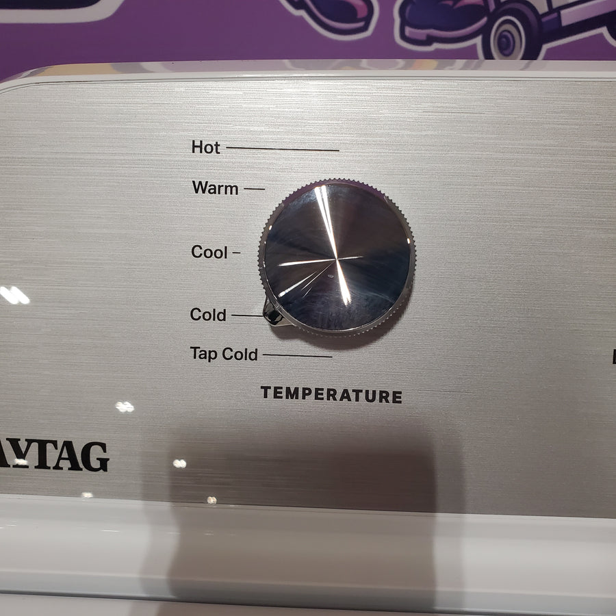 Maytag 4.5 cu. ft. Capacity Top Load Washer with Power™ Agitator and Deep Fill MVW4505MW - Open Box and Maytag 7.0 cu. ft. Capacity Top Load Electric Wrinkle Prevent Dryer MED4500MW - Scratch & Dent (Minor)
