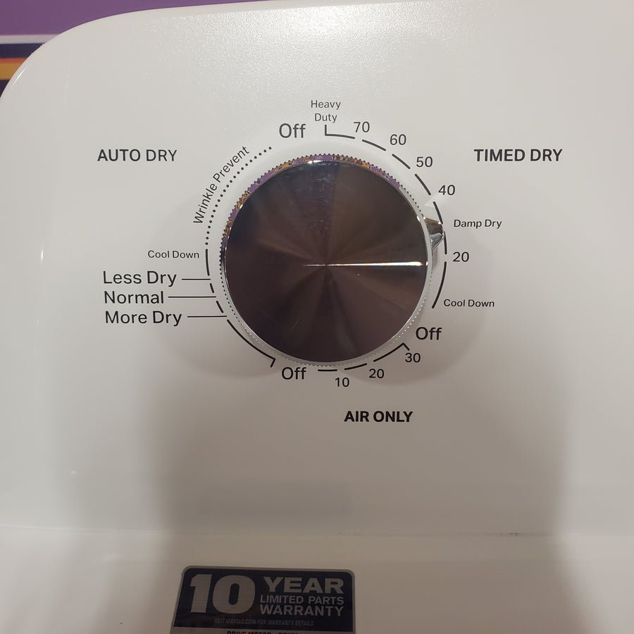 Maytag Top Load 3.8 cu. ft. Washer with Deep Fill and Quick Wash Cycle MVW4005SW - Scratch & Dent (Minor) and Maytag Top Load Electric Wrinkle Prevent 7.0 cu. ft. Dryer with Auto Dry MED4005SW - Scratch & Dent (Minor)