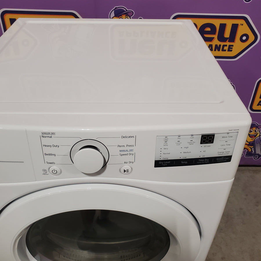 LG Ultra Large Capacity Front Load 4.5 Cu. Ft. Washer in White with ColdWash Technology WM3400CW - Scratch & Dent (Moderate) and LG 7.4 cu. ft. Large Capacity Electric Dryer in White DLE3400W - Open Box