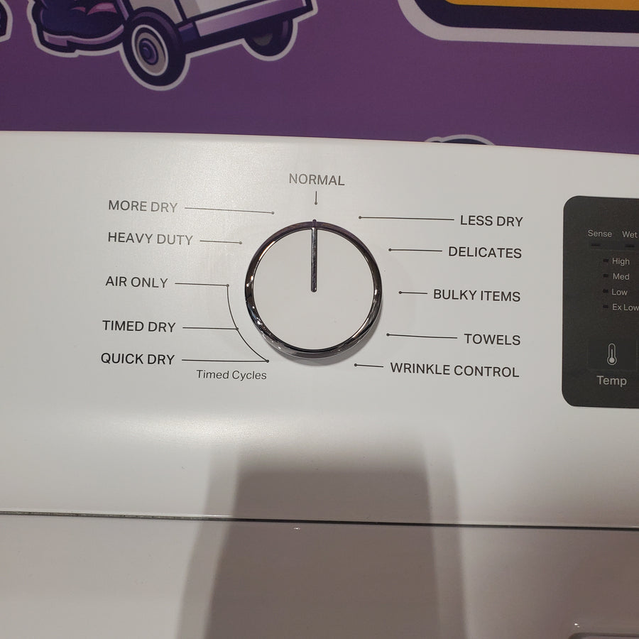 Whirlpool 4.2-4.3 Cu. Ft. Top Load Washer with 2-in-1 Removable Agitator and Soft Close Glass Lid WTW4307SW - Scratch & Dent (Minor) and Whirlpool 7.0 cu. ft. Electric Dryer with Adaptive Dry and Wrinkle Shield™ Option WED4307SW - Open Box
