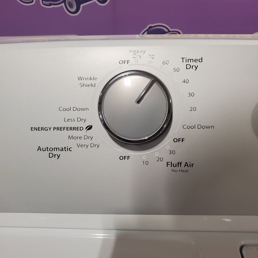 Whirlpool Top Load 3.5 Cu. Ft. Washer with Deep Water Wash Option WTW4816FW - Open Box and Whirlpool Vented 7.0 Cu. Ft. Electric Dryer WED4815EW - Scratch & Dent (Minor)