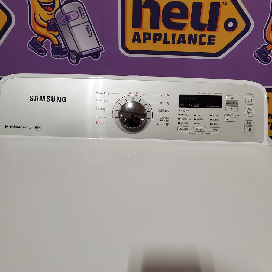 Samsung 7.2-cu ft Electric Dryer in White DV400EWHDWR - Certified Refurbished