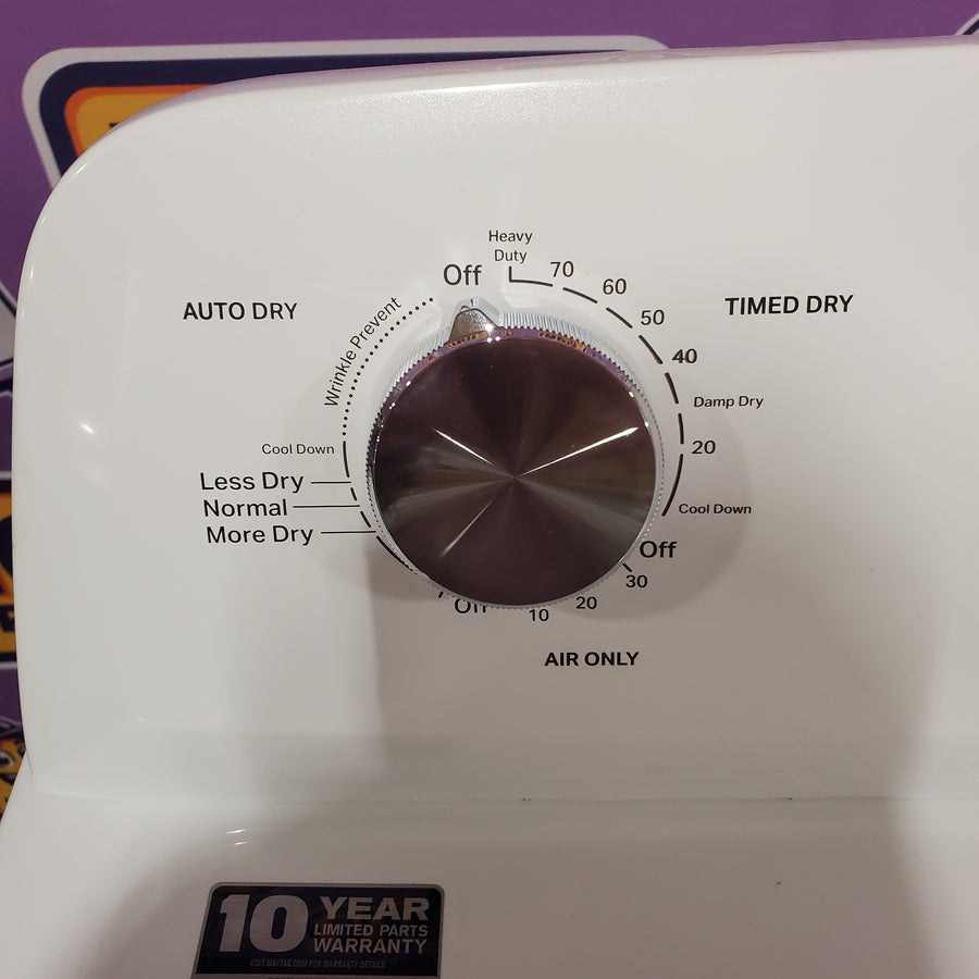 Maytag Top Load 3.8 cu. ft. Washer with Deep Fill and Quick Wash Cycle MVW4005SW - Scratch & Dent (Minor) and Maytag Top Load Electric Wrinkle Prevent 7.0 cu. ft. Dryer with Auto Dry MED4005SW - Scratch & Dent (Moderate)