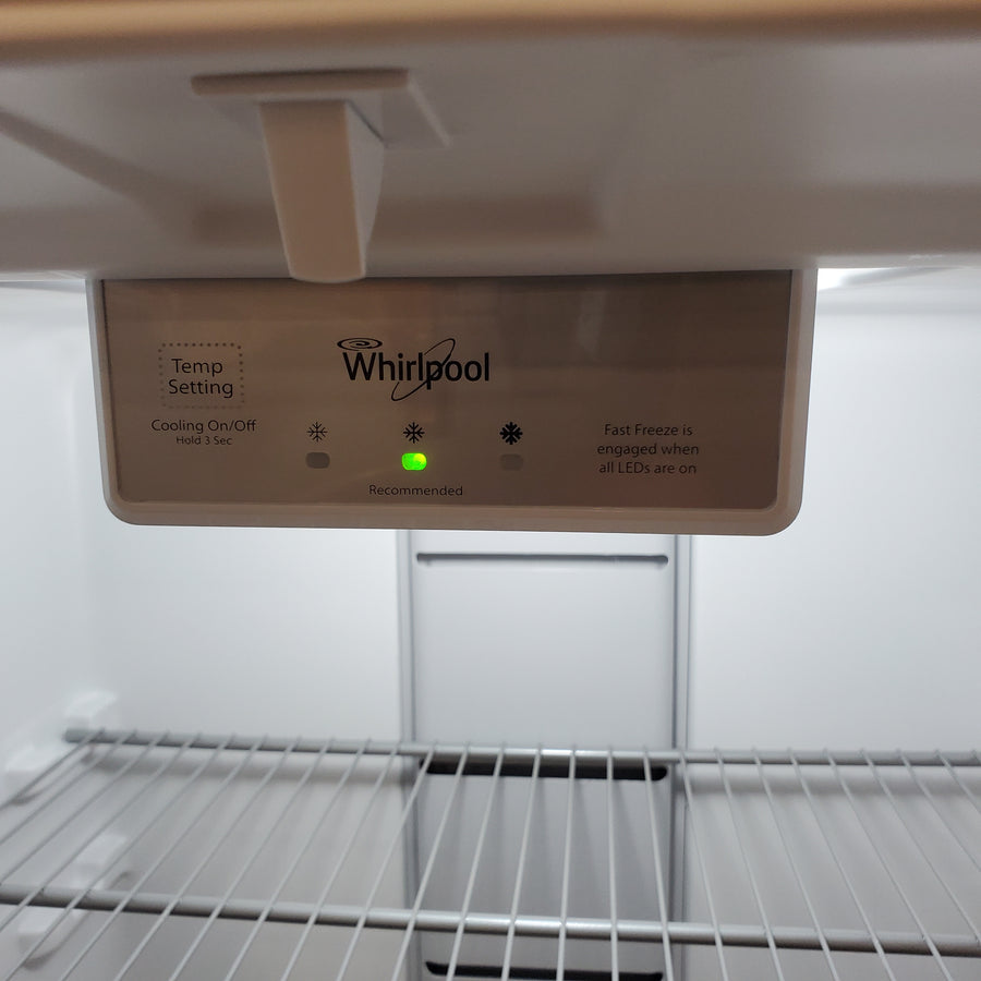 Whirlpool 16 cu. ft. Upright Freezer with LED Lighting WZF34X16DW - Scratch & Dent (Moderate)