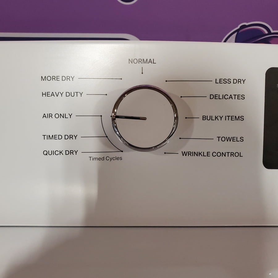 Whirlpool 4.2-4.3 Cu. Ft. Top Load Washer with 2-in-1 Removable Agitator and Soft Close Glass Lid WTW4307SW - Scratch & Dent (Minor) and Whirlpool 7.0 cu. ft. Electric Dryer with Adaptive Dry and Wrinkle Shield™ Option WED4307SW - Scratch & Dent (Minor)