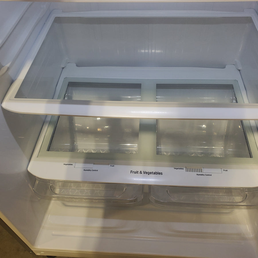 LG 33" Wide 24 cu ft Top Freezer Refrigerator with Internal Water Dispenser and LED Lighting LRTLS2403S - Scratch & Dent (Minor)