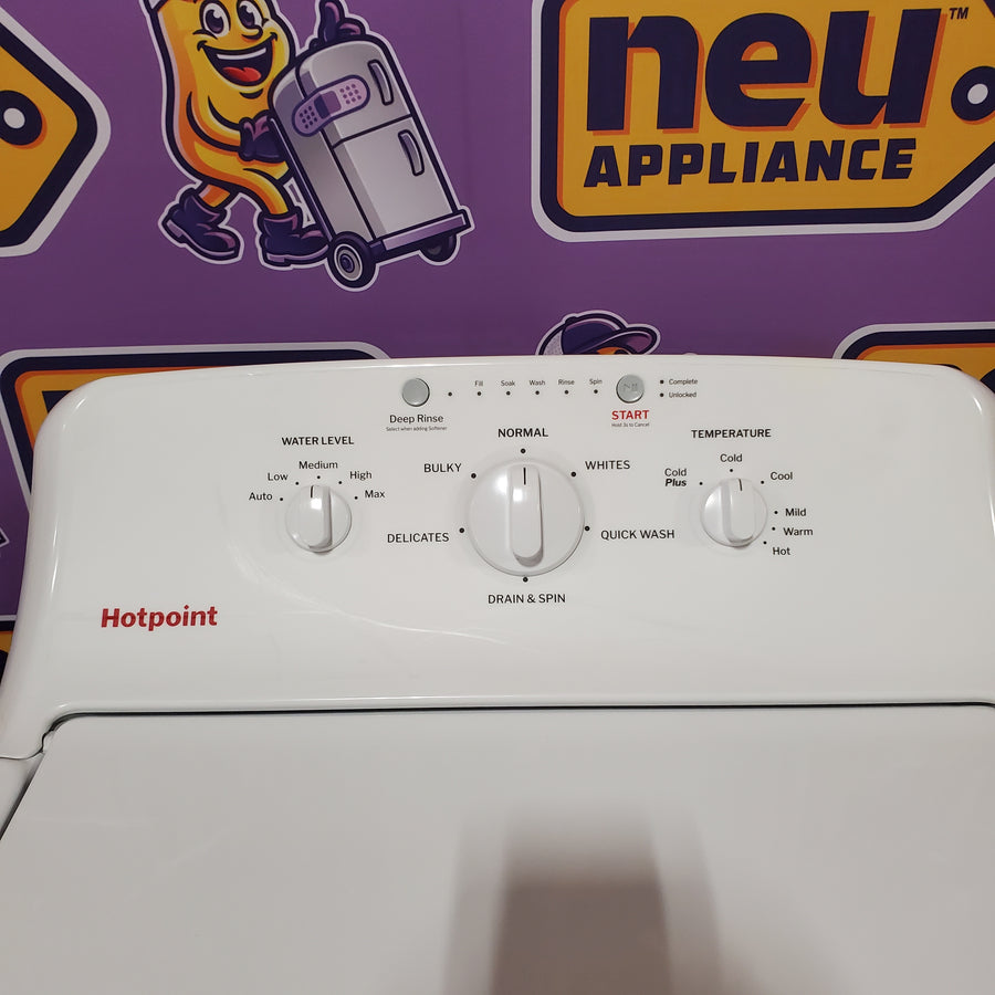 Hotpoint® 4.0 cu. ft. Capacity Washer with Cold Plus and Water Level Control HTW265ASWWW - Certified Refurbished